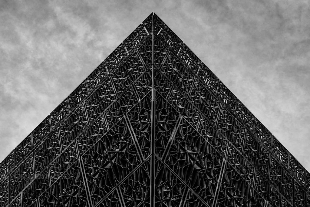 Abstract image of the NMAAHC