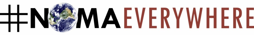 logo for "NOMA Everywhere" the conference will be available for particpatio virtually